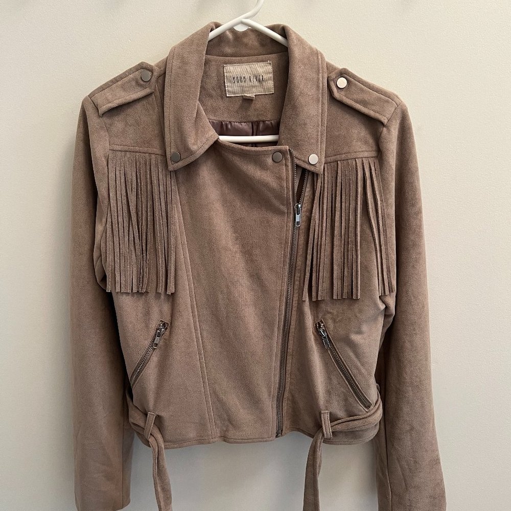 Moon River fringe moto jacket - Picture 1 of 6